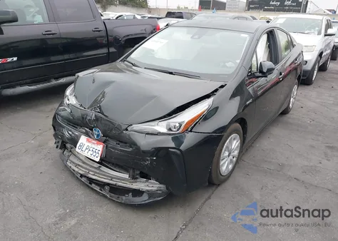 2019 Toyota Prius Le from USA, damaged, VIN JTDKARFU4K3082143